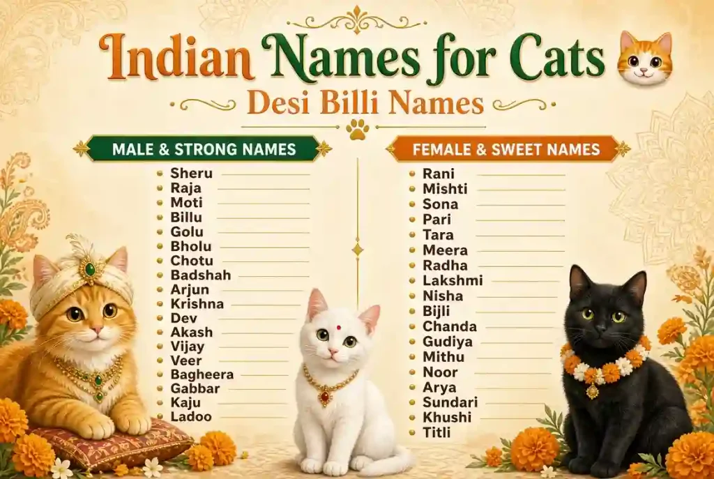 indian names for cats