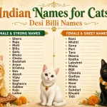 indian names for cats