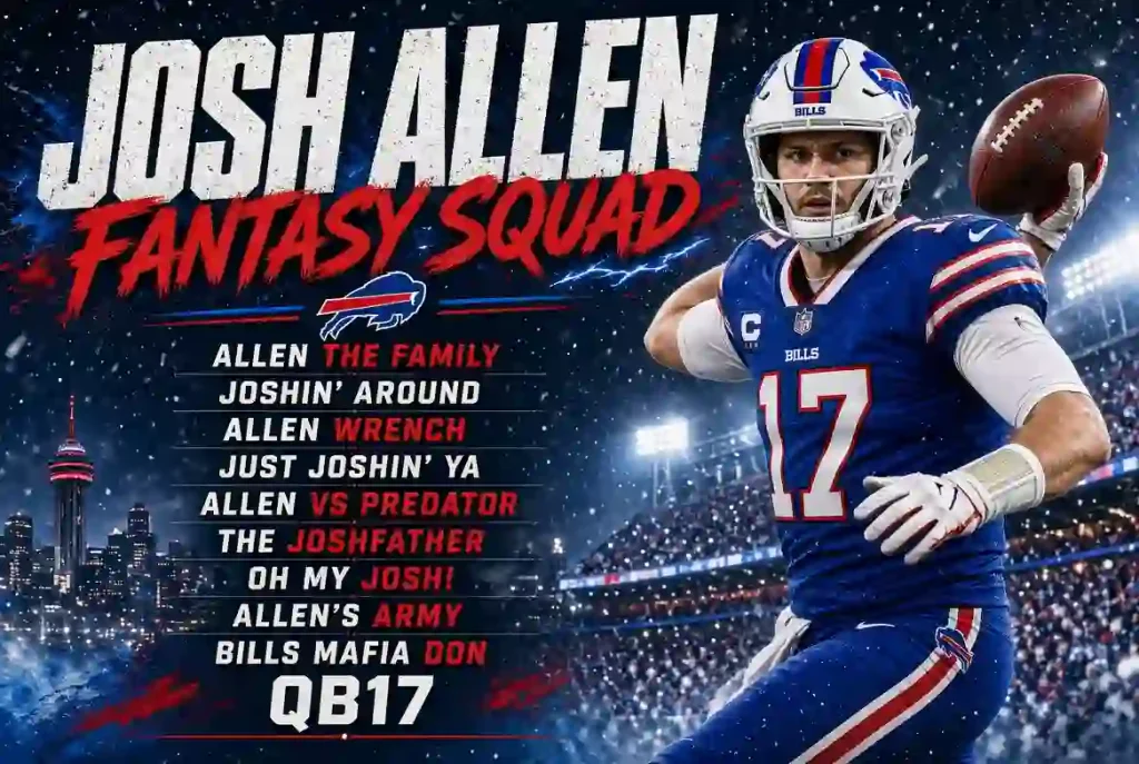 fantasy football names for josh allen