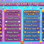 good roblox names for girls