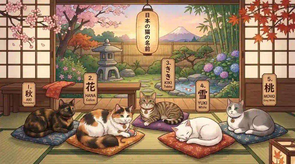 japanese names for cats female