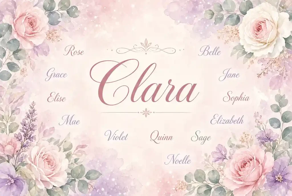 middle names for clara