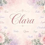 middle names for clara