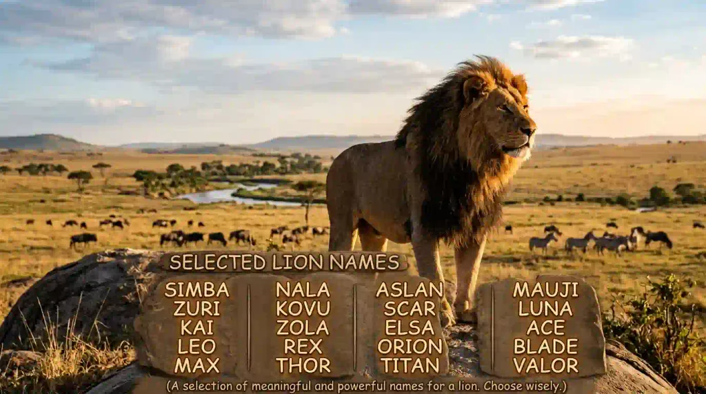 names for a lion