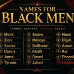 names for black men