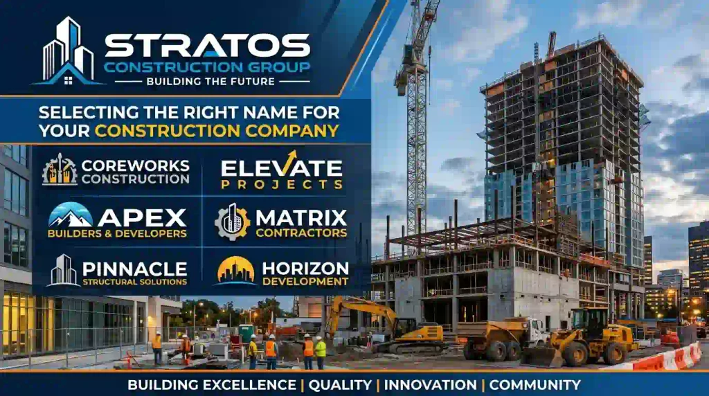 names for construction company