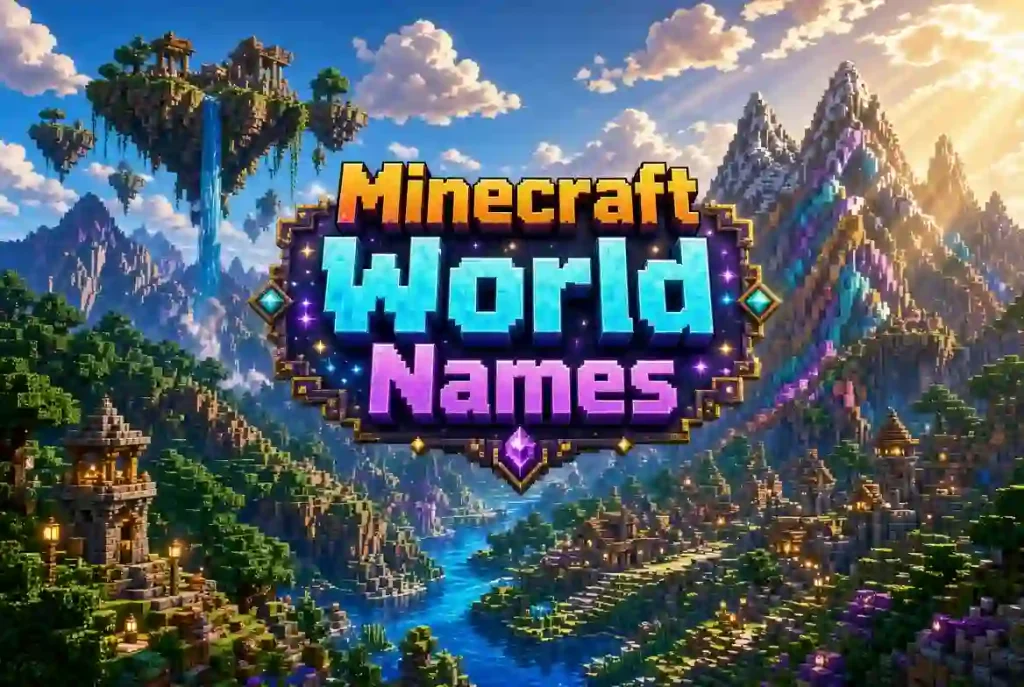 names for minecraft worlds