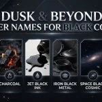 other names for black color