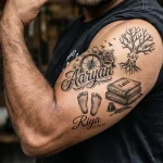 tattoo ideas for kids names for men