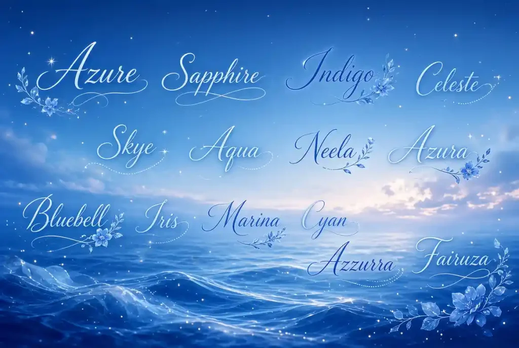Blue names for girls