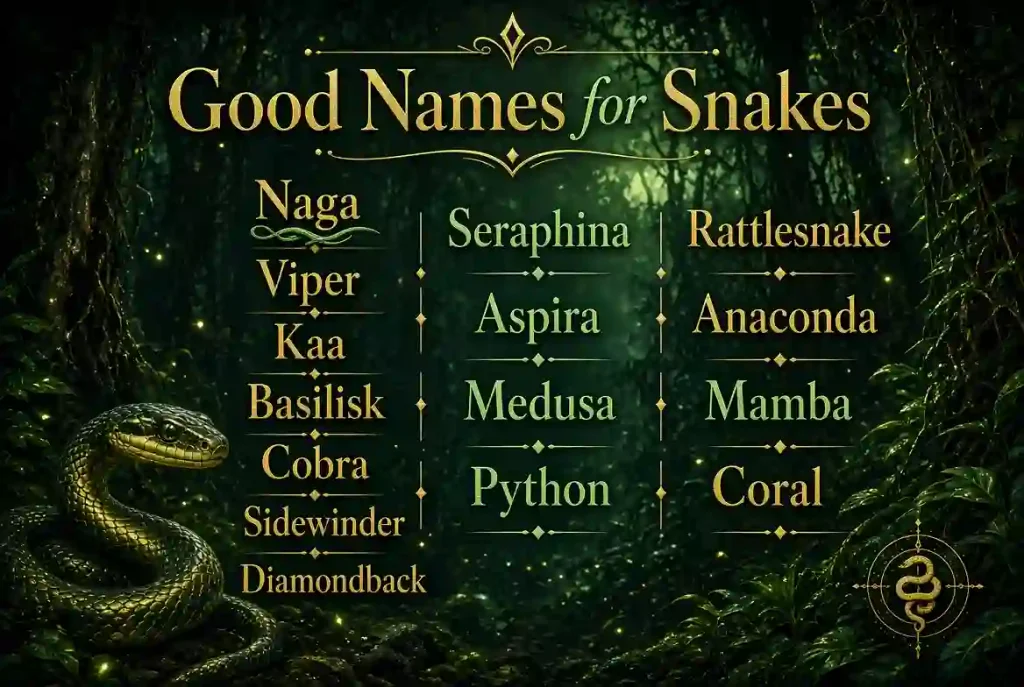 Good names for snakes