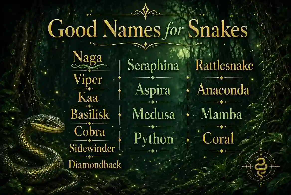 Good names for snakes