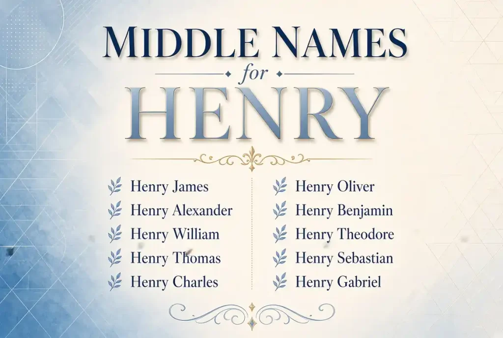 Middle names for Henry