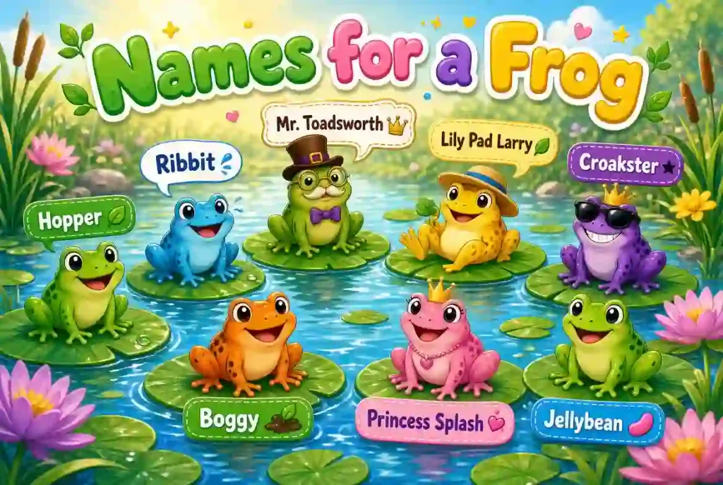Names for a frog