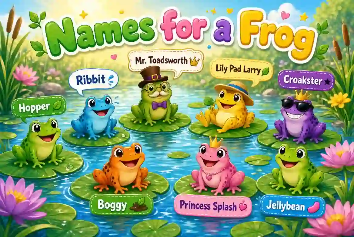 Names for a frog