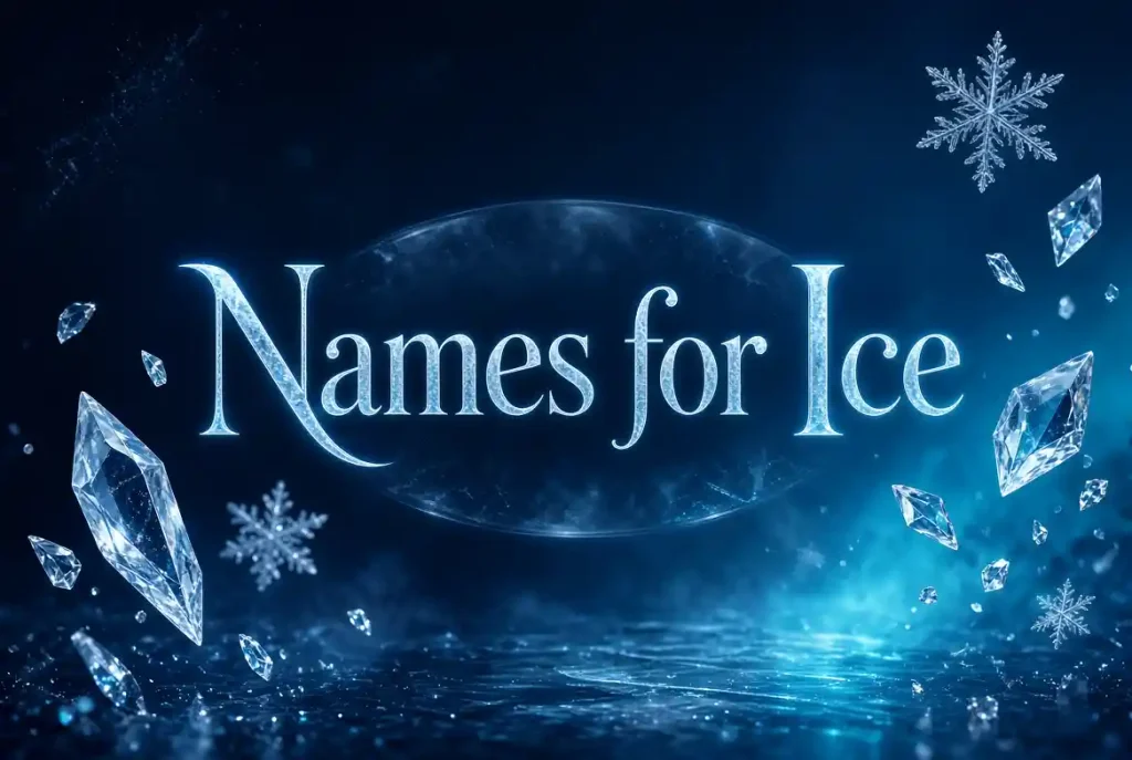 Names for ice