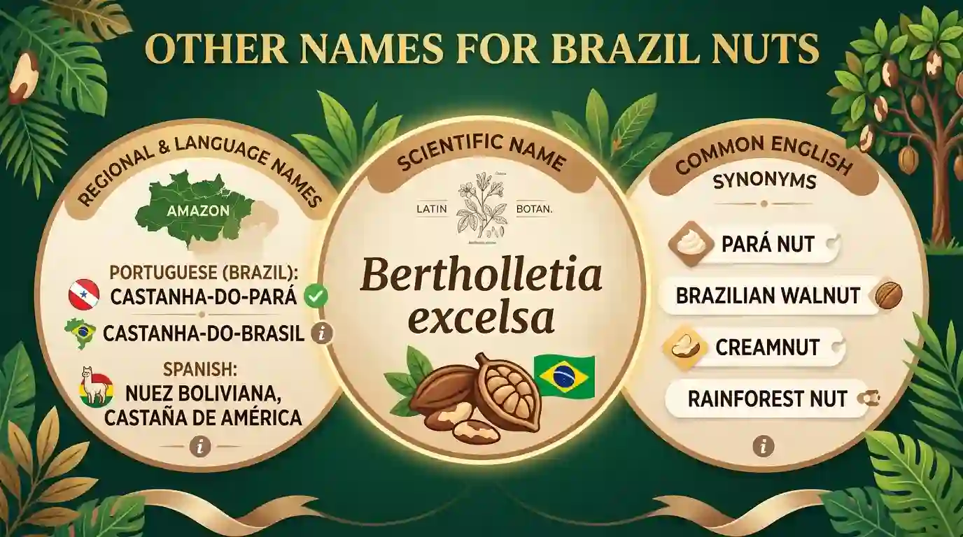 Other names for Brazil nuts